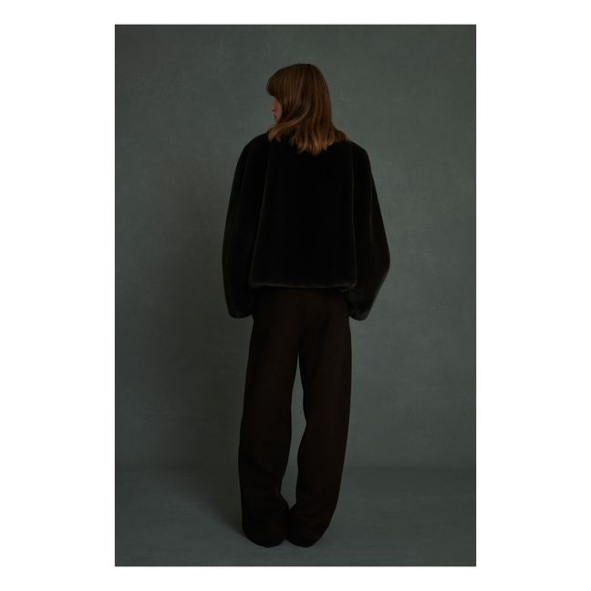 Manteau Washington Fausse Fourrure | Braun