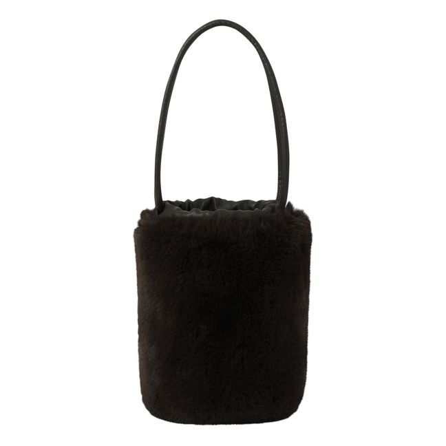 Sac Pochon Yesterday Fausse Fourrure | Brown