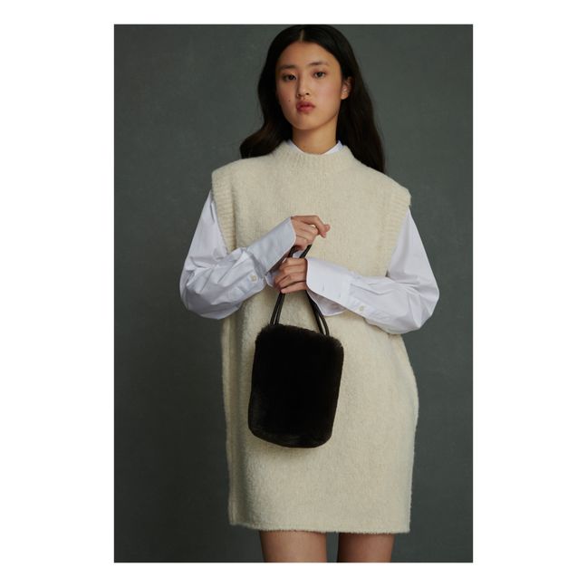 Sac Pochon Yesterday Fausse Fourrure | Marron