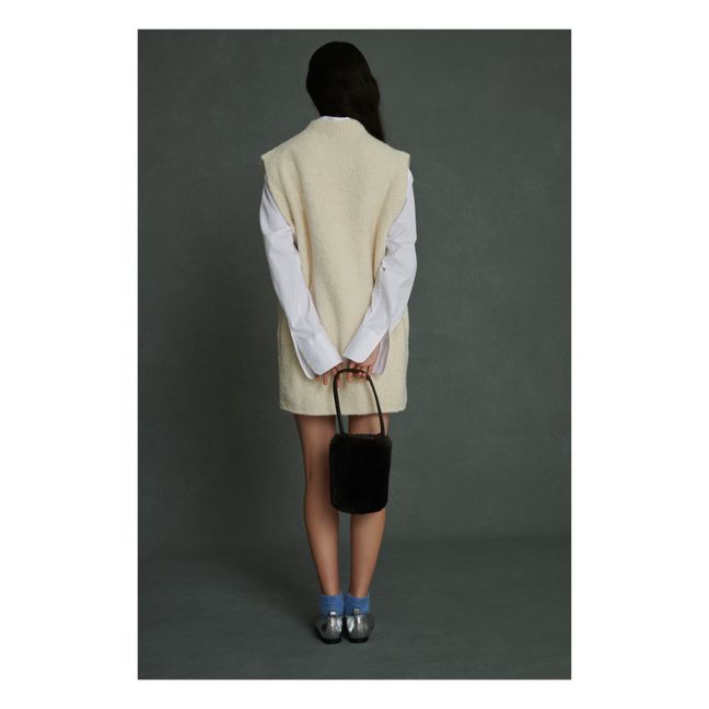 Sac Pochon Yesterday Fausse Fourrure | Marron