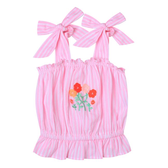 Top Rosie a righe | Rosa
