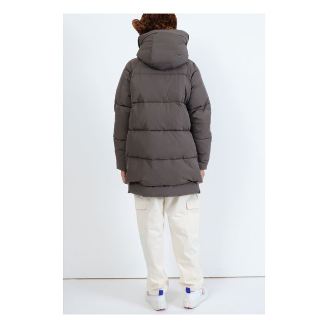 Lyndon Coat Recycled Materials | Olive noire