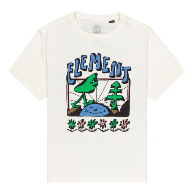 T-Shirt Quiet | Grauweiß
