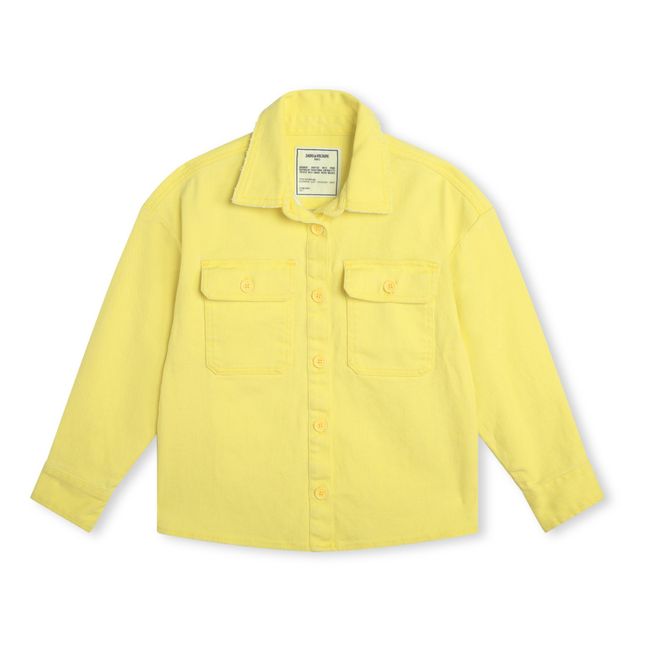 Bonnie Over Twill Jacket | Yellow