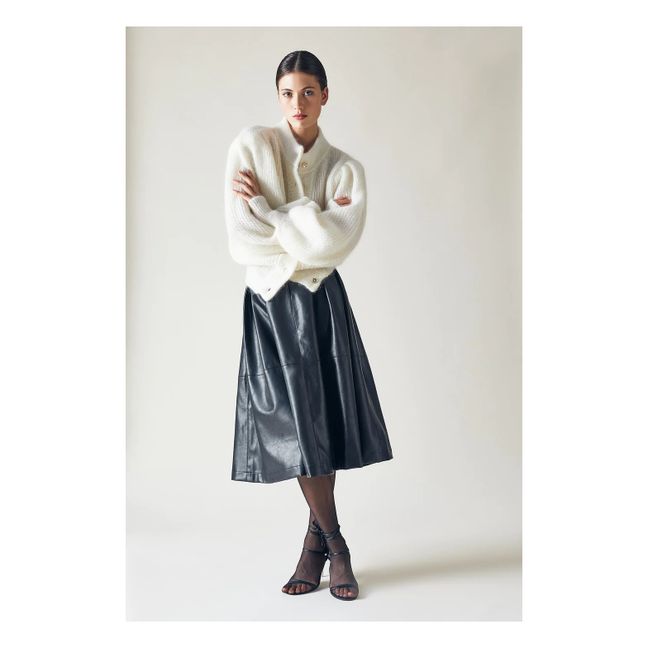 Cardigan in lana Leandra | Bianco