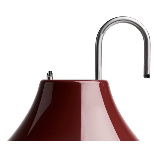 Lampe à poser portable Mousqueton - Inga Sempé  | Rojo