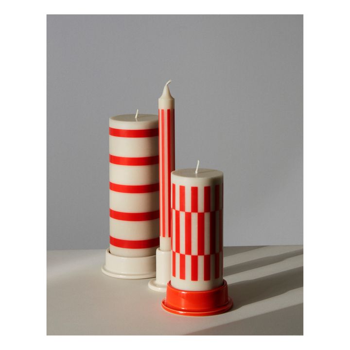 Kerzen Pattern - 4er-Set | Rosa- Produktbild Nr. 3