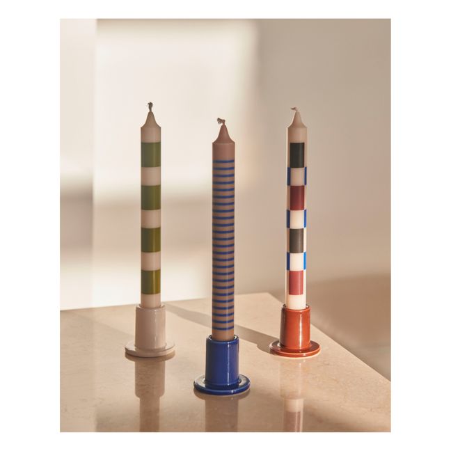 Bougies Pattern - Set de 4 | Green