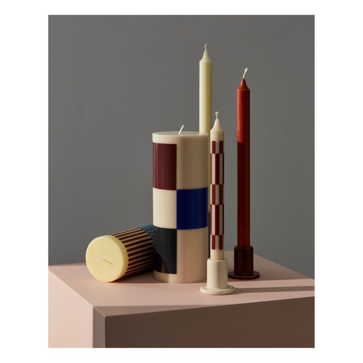 Kerzen Pattern - 4er-Set | Grün- Produktbild Nr. 2