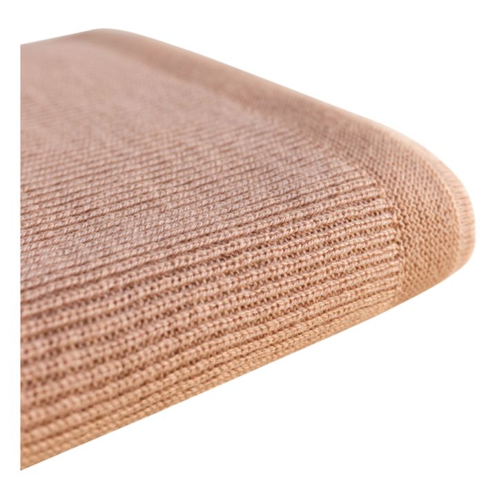 Manta de lana merina Felix | Rosa Palo- Imagen del producto n°7
