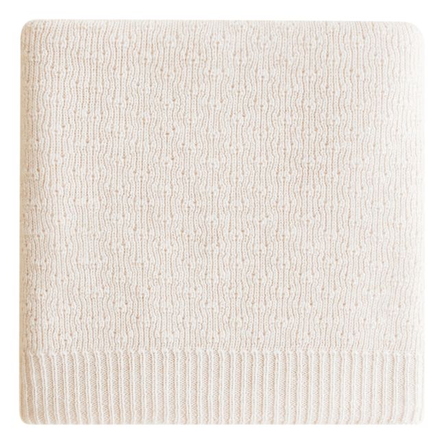 Dora Merino Wool Blanket | Cream