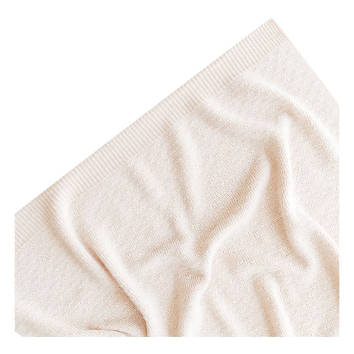 Dora Merino Wool Blanket | Cream- Product image n°2
