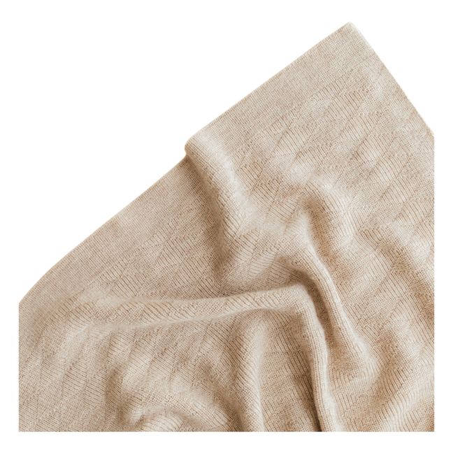 Couverture Herbie Laine D'Agneau Mérinos | Beige