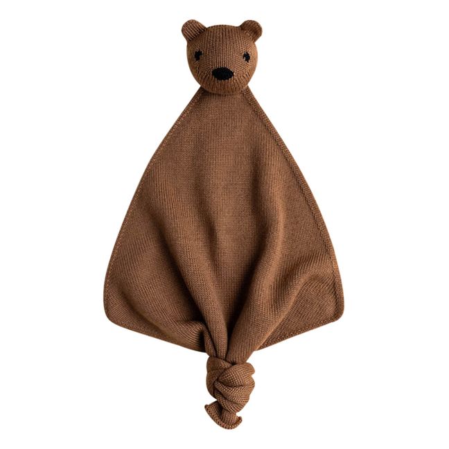 Doudou Teddy Tokki Laine Mérinos | Chocolat