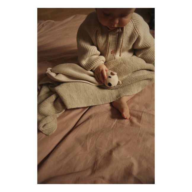 Doudou Teddy Tokki Laine Mérinos | Crème