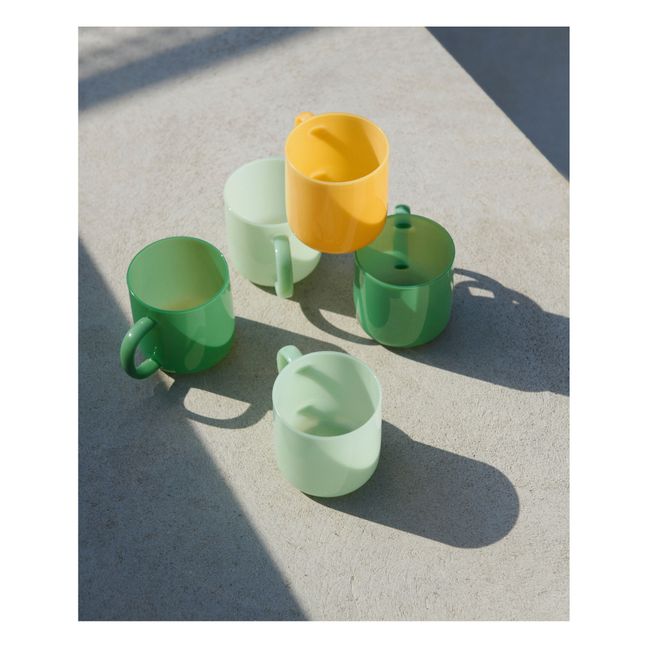 Mug aus Borosilikatglas - 2er-Set | Orange