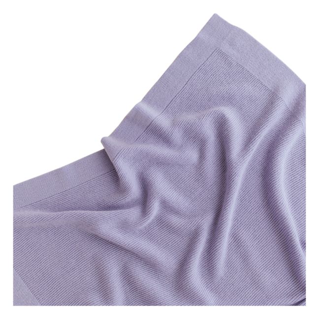 Gust Merino Wool Blanket | Lilac