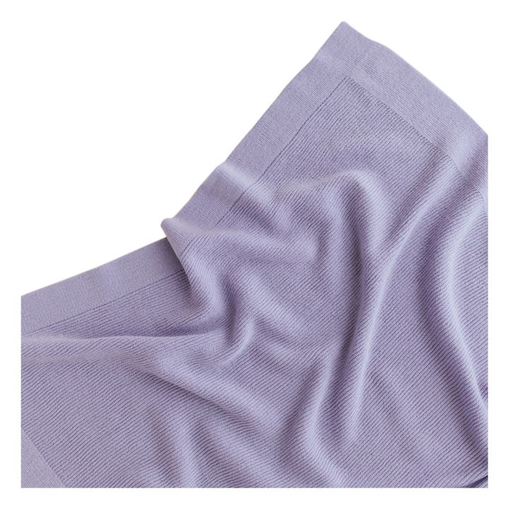 Gust Merino Wool Blanket | Lilac- Product image n°4