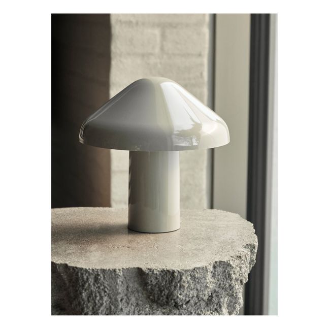 Lámpara de mesa portátil Pao | Crema