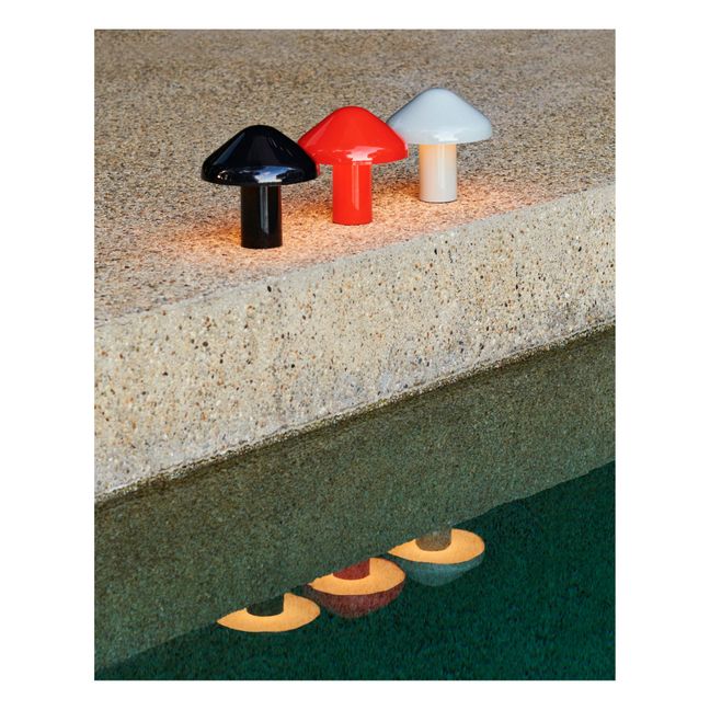 Lámpara de mesa portátil Pao | Crema