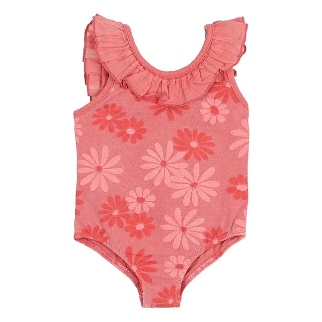 Daisy Baby 1-Piece Swimsuit | Terracotta