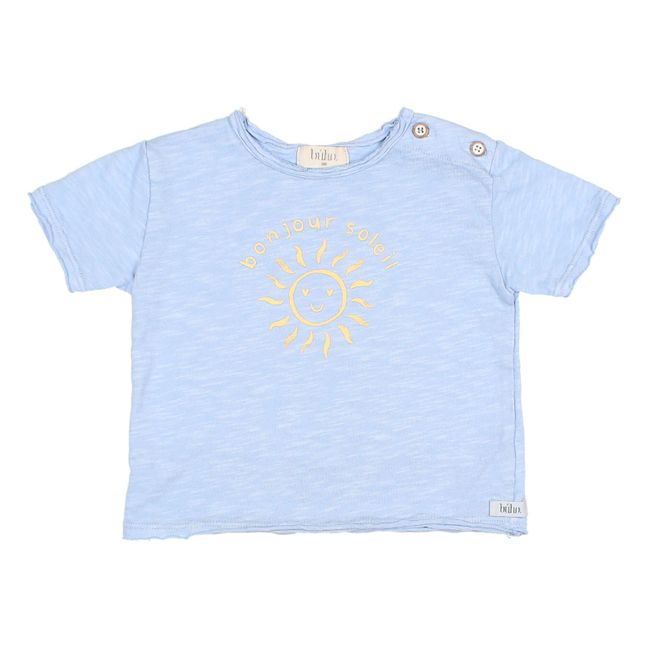 T-shirt Soleil Bébé | Bleu ciel