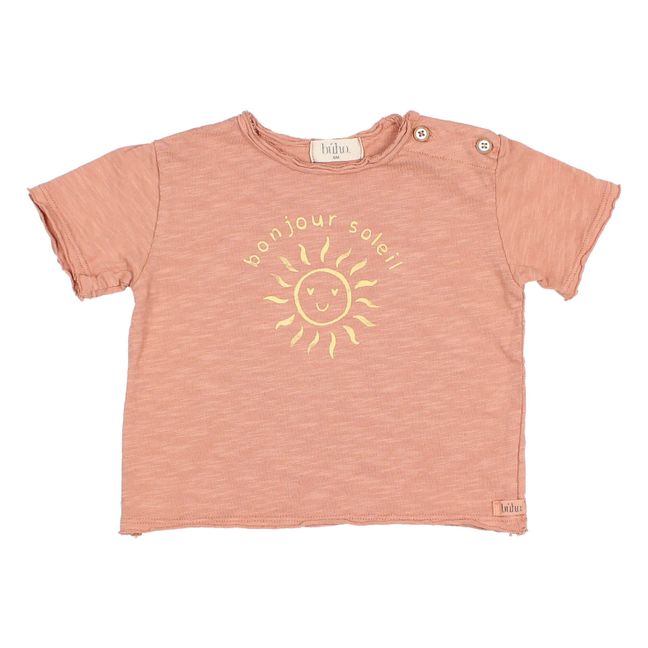 T-shirt Soleil Bébé | Terracotta