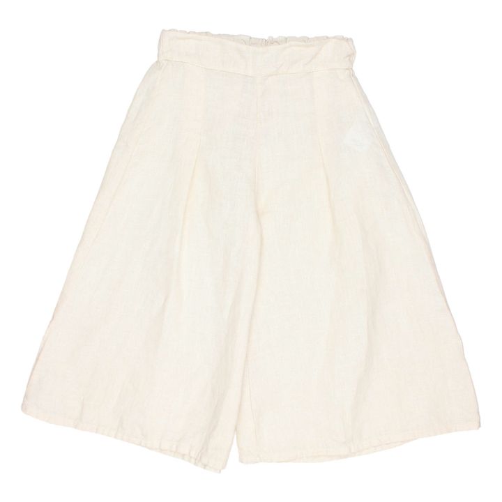 Jupe culotte en lin hot sale