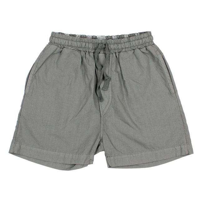 Popeline Bermuda shorts | Grey