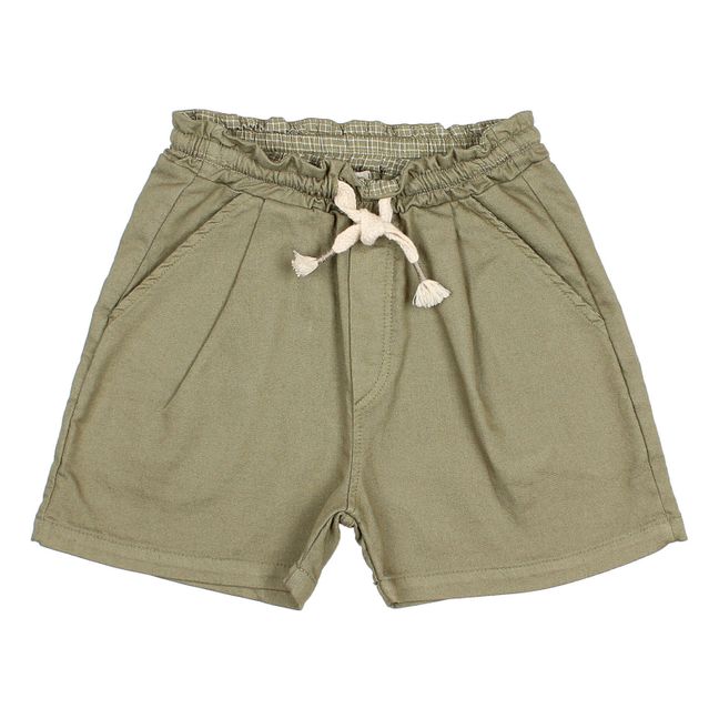 Casual fleece shorts | Khaki