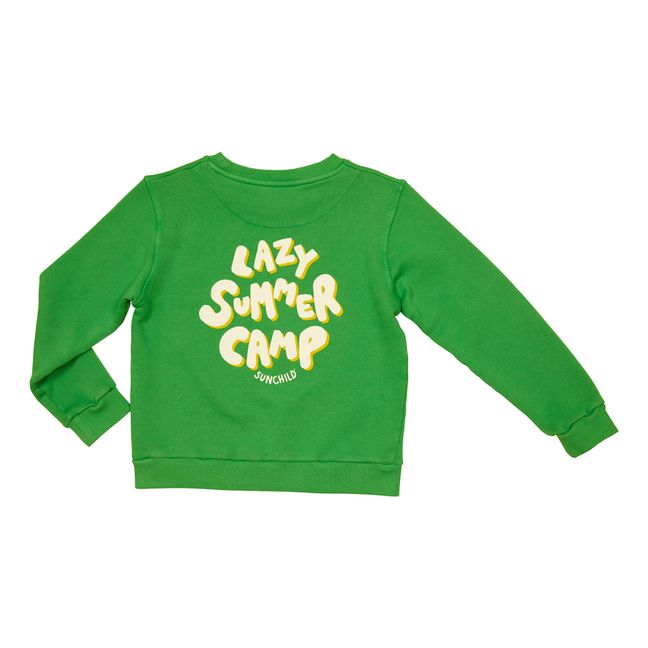 Sweatshirt Lazy | Grün