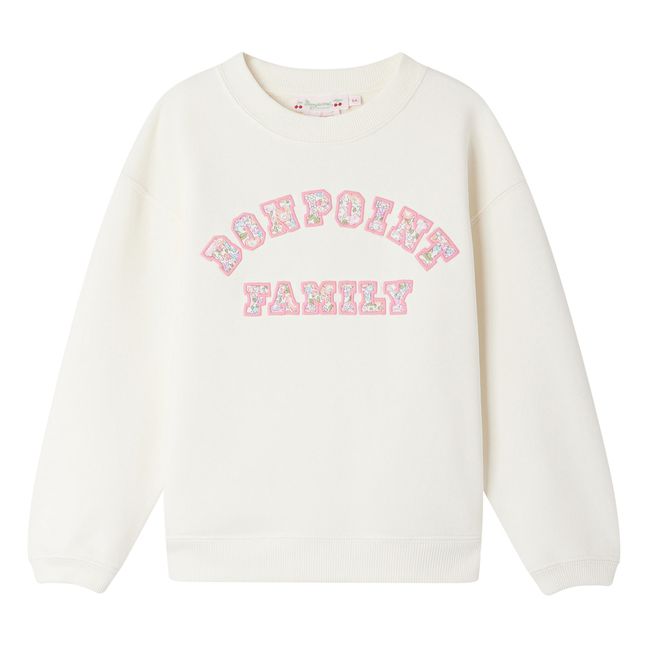Bonpoint Family Fleurette sweater | Ecru