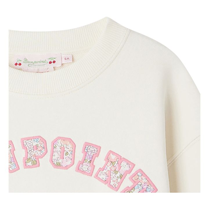 Bonpoint - Bonpoint Family Fleurette sweater - Ecru | Smallable