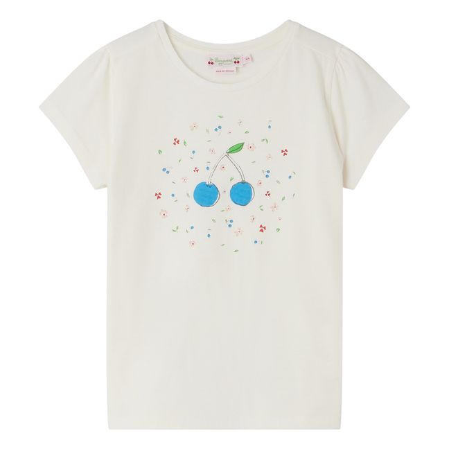 T-Shirt Cerise Capricia | Blanc