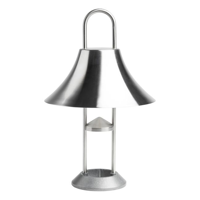 Lampe à poser portable Mousqueton - Inga Sempé   | Steel