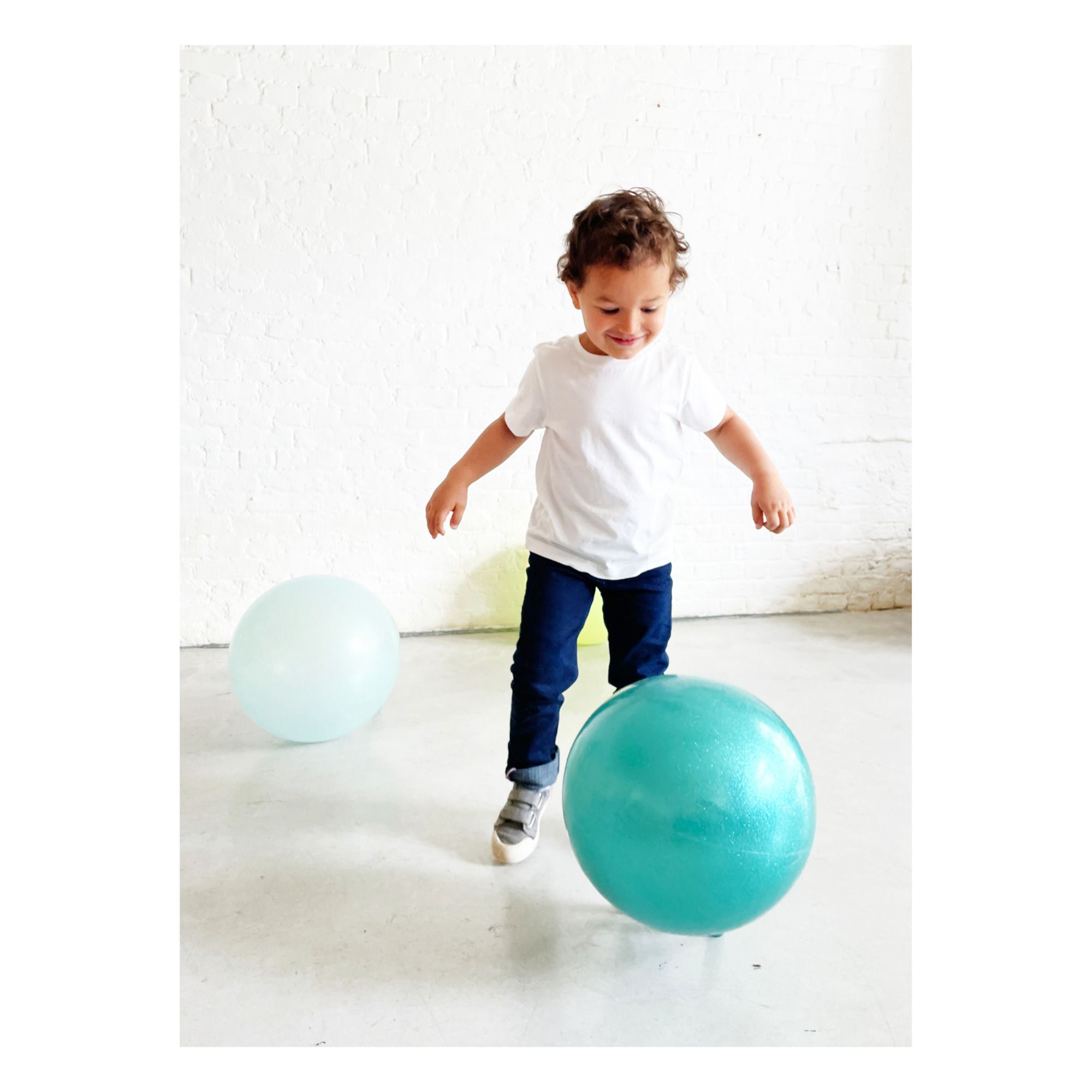 Ballon sauteur summer pailleté Vert - Ratatam – Comptoir des Kids