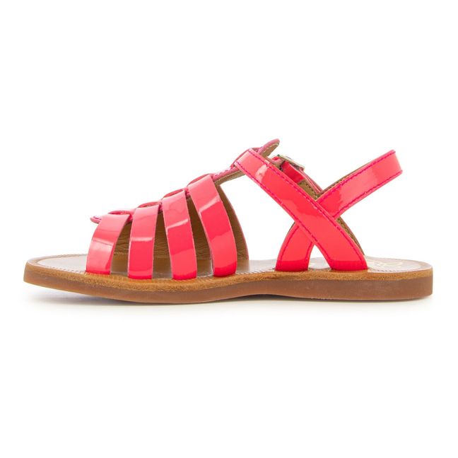 Plagette Strap sandals | Pink