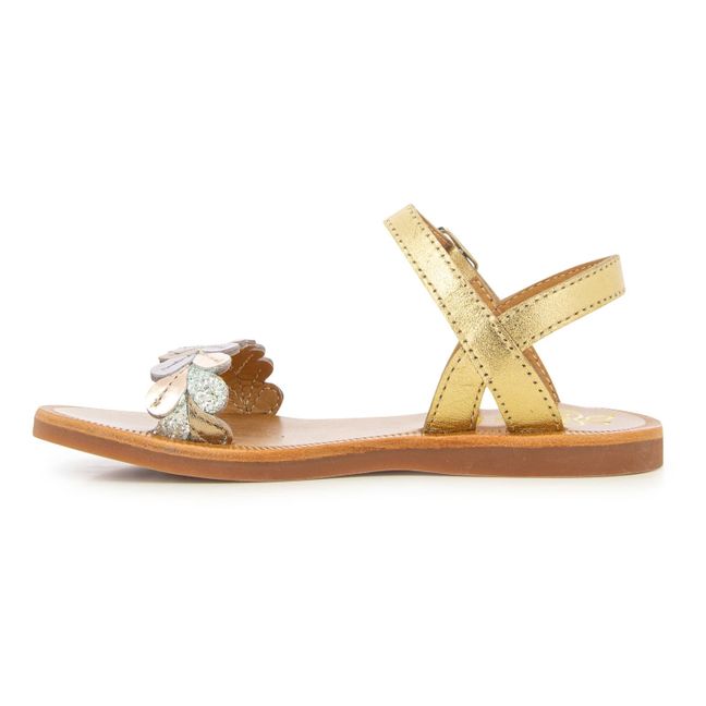 Plagette Ferns sandals | Gold