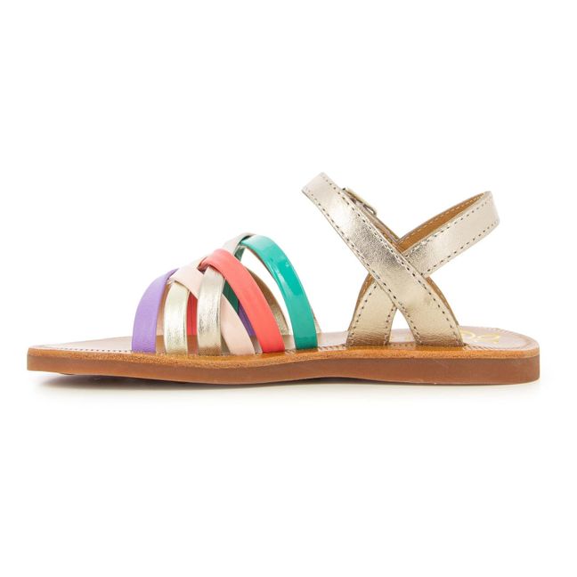 Plagette Lux sandals | Gold