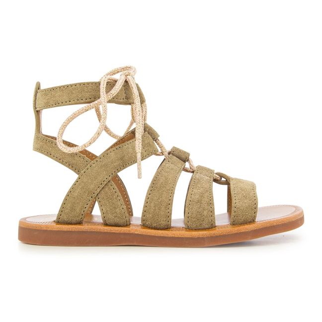 Plagette Guily Strap sandals | Brown