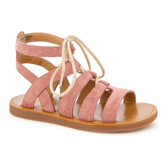 Plagette Guily Strap sandals | Dusty Pink