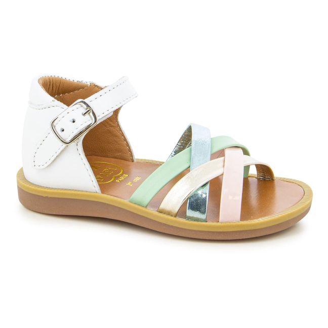 Poppy Erg sandals | White