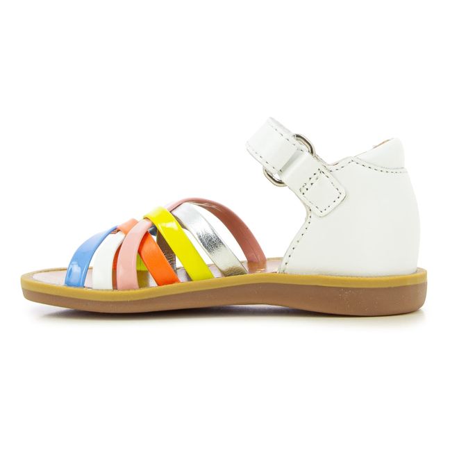 Poppy Lux sandals | White
