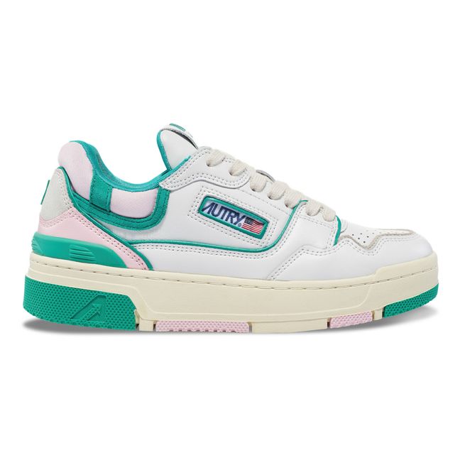 CLC Low Bicolour Leather Sneakers | Green