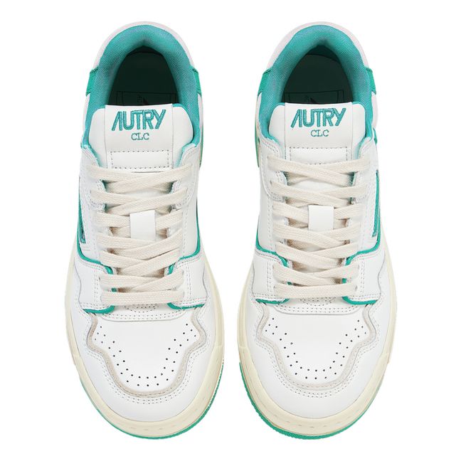 CLC Low Bicolour Leather Sneakers | Green