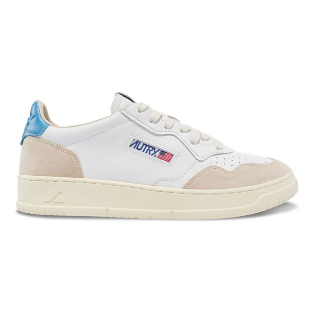 Medalist Low Leather/Suede Sneakers | Blue