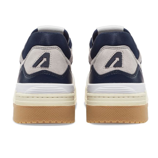 CLC Low Bicolour Leather Sneakers | Navy blue