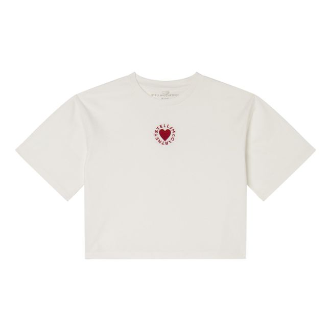 Heart T-Shirt | Ecru
