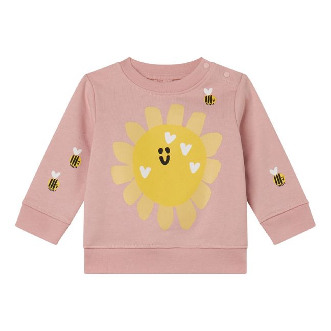 Sweatshirt Biene | Rosa