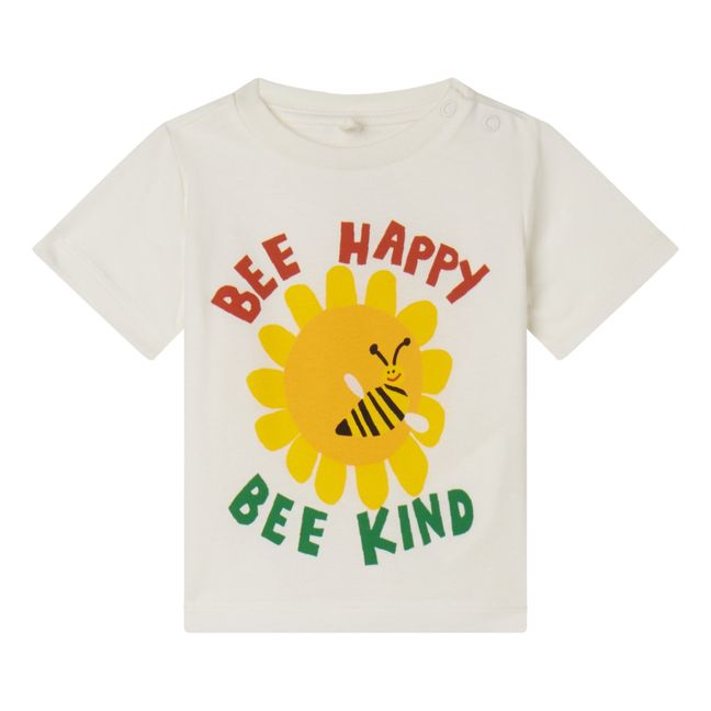 T-Shirt Be Happy Baby | Ecru